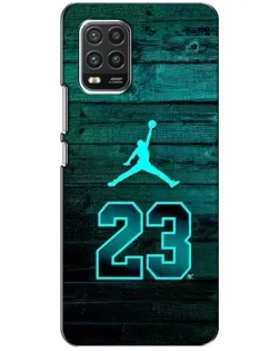 Чехол для Xiaomi Mi 10 Lite с картинкой «Jordan Cyan 23»