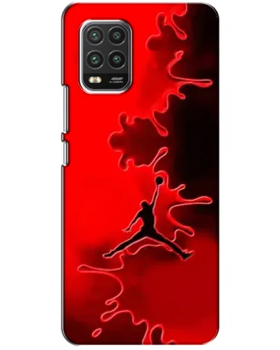 Чехол для Xiaomi Mi 10 Lite с картинкой «Jordan Red Smoke»