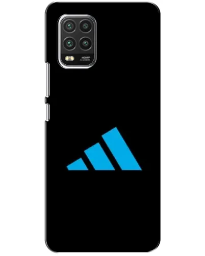 Чехол для Xiaomi Mi 10 Lite с картинкой «Adidas Cyan Logo»