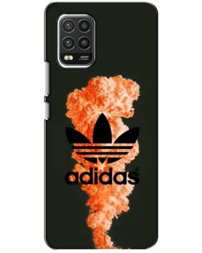Чехол для Xiaomi Mi 10 Lite с картинкой «Оранжевый дым Adidas»