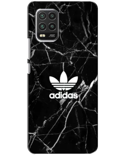 Чехол для Xiaomi Mi 10 Lite с картинкой «Белый мрамор Adidas»