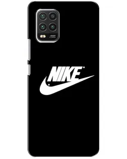 Чехол для Xiaomi Mi 10 Lite с картинкой «Мазки краски Nike»