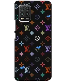 Чехол для Xiaomi Mi 10 Lite с картинкой «Цветная монограмма LV»