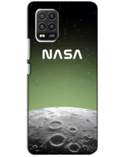 Чехол для Xiaomi Mi 10 Lite с картинкой «NASA — лунный градиент» Чехол для Xiaomi Mi 10 Lite с картинкой «NASA — лунный градиент»