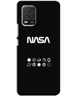 Чехол для Xiaomi Mi 10 Lite с картинкой «NASA — технический принт» Чехол для Xiaomi Mi 10 Lite с картинкой «NASA — технический принт»