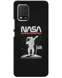Чехол для Xiaomi Mi 10 Lite с картинкой «NASA — шагаем по Луне» Чехол для Xiaomi Mi 10 Lite с картинкой «NASA — шагаем по Луне»