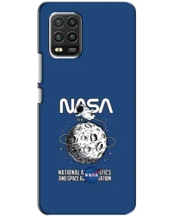 Чехол для Xiaomi Mi 10 Lite с картинкой «NASA — лунная миссия» Чехол для Xiaomi Mi 10 Lite с картинкой «NASA — лунная миссия»