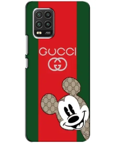 Чехол для Xiaomi Mi 10 Lite с картинкой «Gucci — полосы и Микки» Чехол для Xiaomi Mi 10 Lite с картинкой «Gucci — полосы и Микки»
