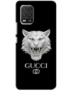 Чехол для Xiaomi Mi 10 Lite с картинкой «Gucci — серебряный лев»