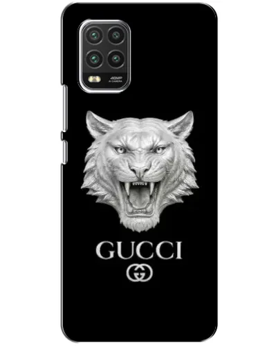 Чехол для Xiaomi Mi 10 Lite с картинкой «Gucci — серебряный лев» Чехол для Xiaomi Mi 10 Lite с картинкой «Gucci — серебряный лев»