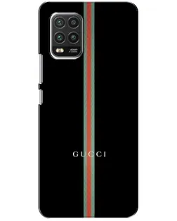 Чехол для Xiaomi Mi 10 Lite с картинкой «Gucci — строгая линия»