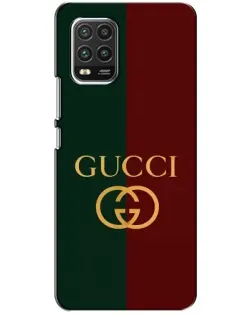 Чехол для Xiaomi Mi 10 Lite с картинкой «Gucci — темно-зеленый градиент»