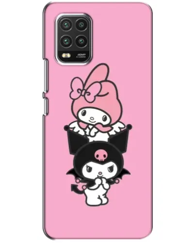 Чехол для Xiaomi Mi 10 Lite с картинкой «My Melody и Kuromi» Чехол для Xiaomi Mi 10 Lite с картинкой «My Melody и Kuromi»