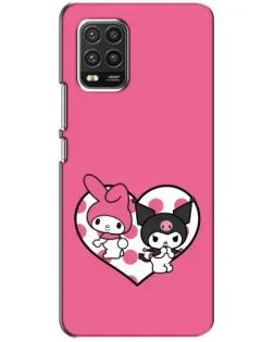 Чехол для Xiaomi Mi 10 Lite с картинкой «Kuromi и My Melody»
