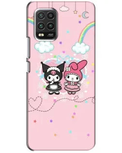 Чехол для Xiaomi Mi 10 Lite с картинкой «My Melody и Kuromi»