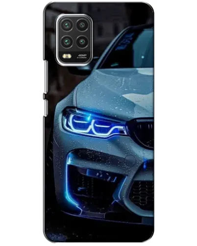 Чехол для Xiaomi Mi 10 Lite с картинкой «Взгляд BMW с синими фарами»