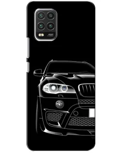 Чохол для Xiaomi Mi 10 Lite з картинкою «Темний силует BMW»