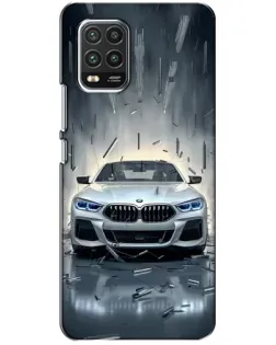 Чохол для Xiaomi Mi 10 Lite з картинкою «BMW у світлі фар»