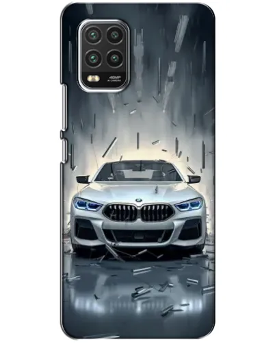 Чехол для Xiaomi Mi 10 Lite с картинкой «BMW в свете фар»