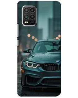 Чохол для Xiaomi Mi 10 Lite з картинкою «BMW у вогнях міста»