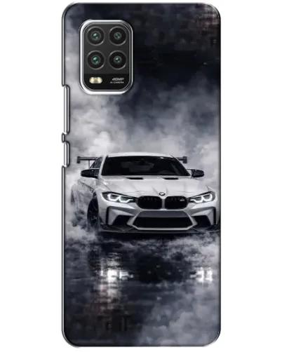 Чехол для Xiaomi Mi 10 Lite с картинкой «BMW сквозь туман»