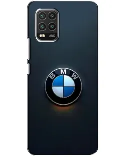 Чохол для Xiaomi Mi 10 Lite з картинкою «Логотип BMW — мінімалізм»