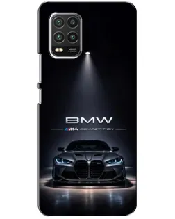 Чохол для Xiaomi Mi 10 Lite з картинкою «BMW крізь нічне місто»