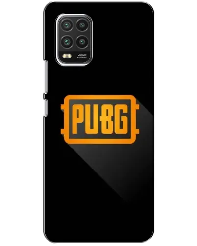 Чехол для Xiaomi Mi 10 Lite с картинкой «PUBG — рамка лого»