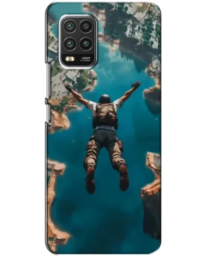 Чехол для Xiaomi Mi 10 Lite с картинкой «PUBG — свободное падение»