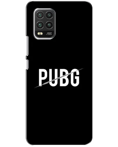Чехол для Xiaomi Mi 10 Lite с картинкой «PUBG — белый логотип»