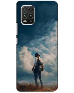 Чехол для Xiaomi Mi 10 Lite с картинкой «Герой PUBG на скале» Чехол для Xiaomi Mi 10 Lite с картинкой «Герой PUBG на скале»