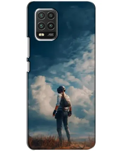 Чехол для Xiaomi Mi 10 Lite с картинкой «Герой PUBG на скале»