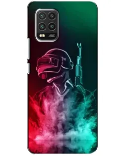 Чехол для Xiaomi Mi 10 Lite с картинкой «PUBG — огненный воин» Чехол для Xiaomi Mi 10 Lite с картинкой «PUBG — огненный воин»