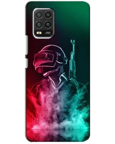 Чехол для Xiaomi Mi 10 Lite с картинкой «PUBG — огненный воин»