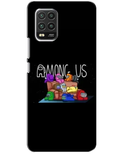 Чехол для Xiaomi Mi 10 Lite с картинкой «Логотип Among Us»