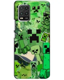 Чохол для Xiaomi Mi 10 Lite з картинкою «Кріпери Minecraft» Чохол для Xiaomi Mi 10 Lite з картинкою «Кріпери Minecraft»