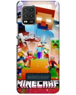 Чохол для Xiaomi Mi 10 Lite з картинкою «Minecraft герої гри» Чохол для Xiaomi Mi 10 Lite з картинкою «Minecraft герої гри»