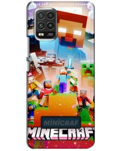 Чехол для Xiaomi Mi 10 Lite с картинкой «Minecraft герои игры» Чехол для Xiaomi Mi 10 Lite с картинкой «Minecraft герои игры»