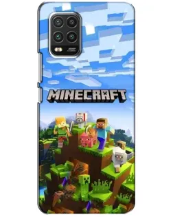 Чохол для Xiaomi Mi 10 Lite з картинкою «Minecraft класичний світ» Чохол для Xiaomi Mi 10 Lite з картинкою «Minecraft класичний світ»
