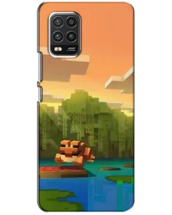 Чохол для Xiaomi Mi 10 Lite з картинкою «Майнкрафт захід сонця» Чохол для Xiaomi Mi 10 Lite з картинкою «Майнкрафт захід сонця»