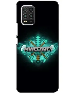 Чохол для Xiaomi Mi 10 Lite з картинкою «Minecraft Diamond лого» Чохол для Xiaomi Mi 10 Lite з картинкою «Minecraft Diamond лого»