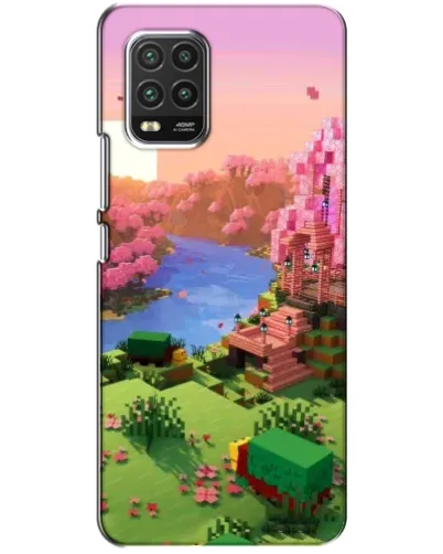 Чехол для Xiaomi Mi 10 Lite с картинкой «Розовое дерево Minecraft» Чехол для Xiaomi Mi 10 Lite с картинкой «Розовое дерево Minecraft»