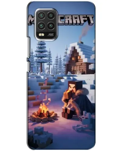 Чехол для Xiaomi Mi 10 Lite с картинкой «Зимний Minecraft» Чехол для Xiaomi Mi 10 Lite с картинкой «Зимний Minecraft»