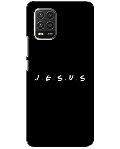 Чехол для Xiaomi Mi 10 Lite с картинкой «Точки веры J.E.S.U.S.»