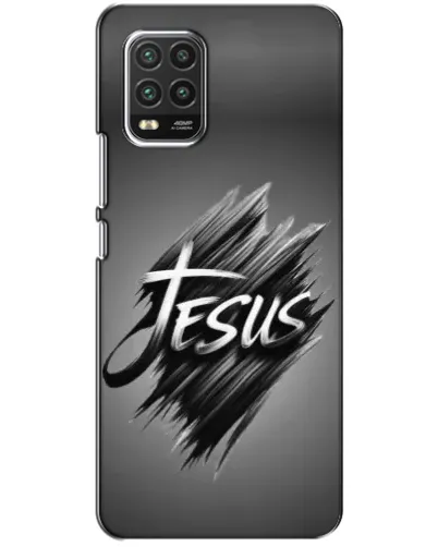 Чехол для Xiaomi Mi 10 Lite с картинкой «Надпись Jesus Graffiti»