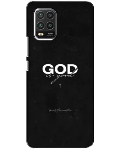 Чехол для Xiaomi Mi 10 Lite с картинкой «GOD — Бог над всем»