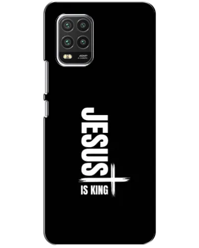 Чехол для Xiaomi Mi 10 Lite с картинкой «Вертикаль веры Jesus»