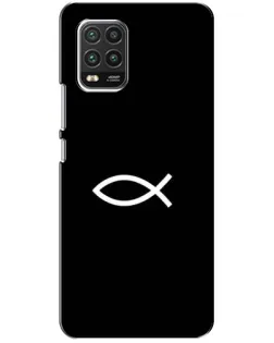Чехол для Xiaomi Mi 10 Lite с картинкой «Символ рыбы Jesus» Чехол для Xiaomi Mi 10 Lite с картинкой «Символ рыбы Jesus»