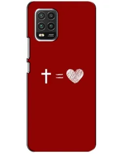 Чехол для Xiaomi Mi 10 Lite с картинкой «Уравнение любви» Чехол для Xiaomi Mi 10 Lite с картинкой «Уравнение любви»