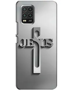 Чехол для Xiaomi Mi 10 Lite с картинкой «Металлический крест Jesus» Чехол для Xiaomi Mi 10 Lite с картинкой «Металлический крест Jesus»